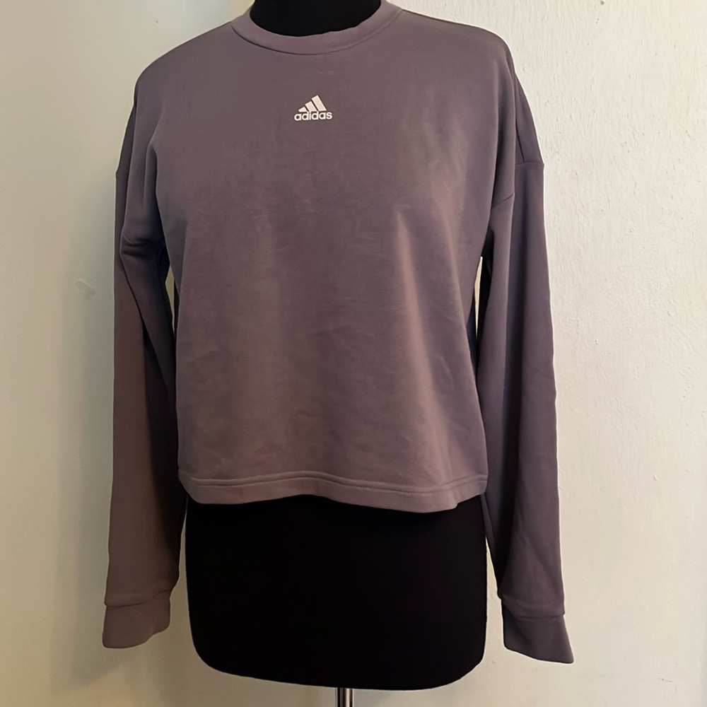 Limited Edition Adidas x Zoe Saldana AEROREADY Crop Sweatshirt, M